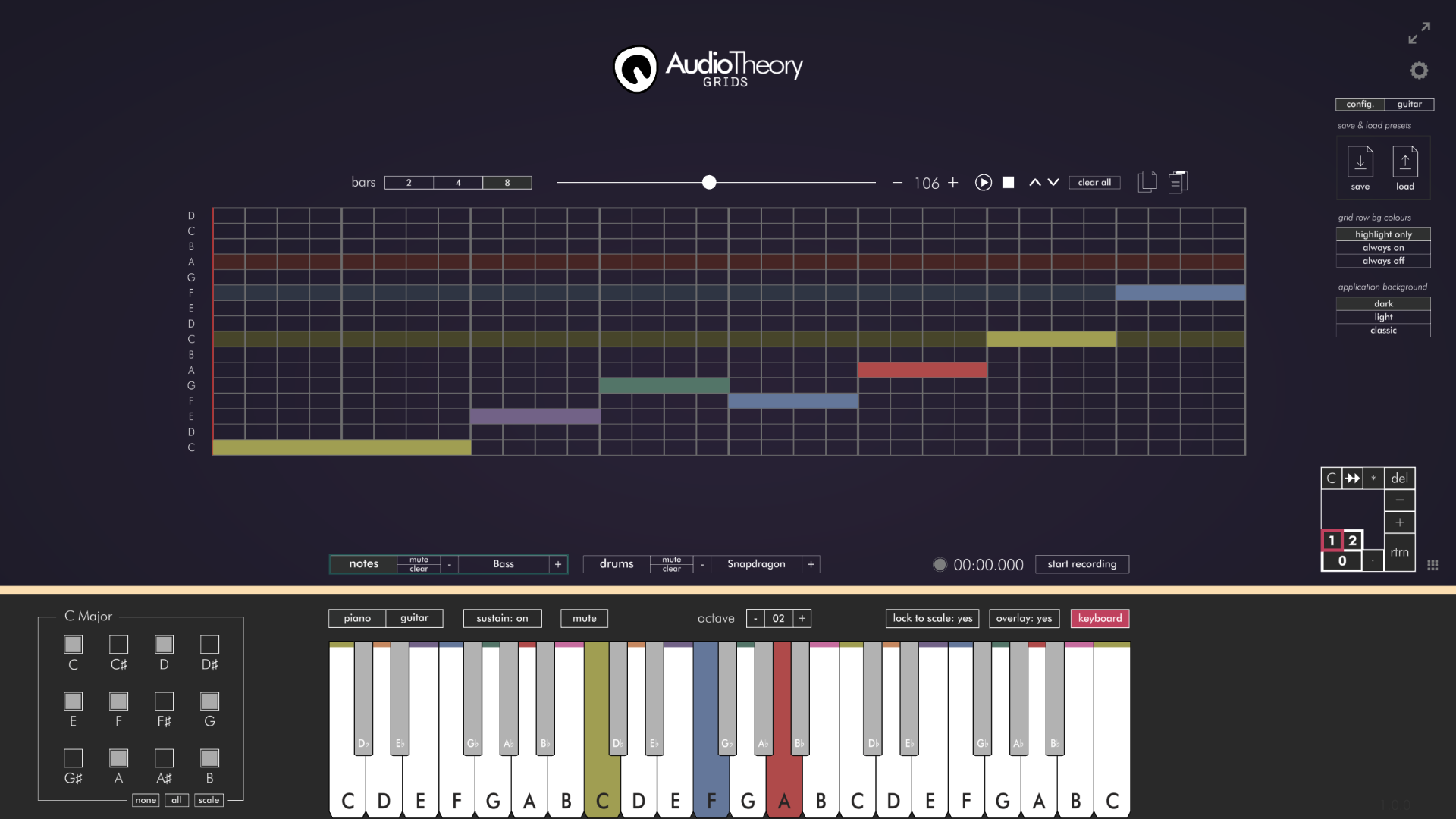 AudioTheory Grids Screenshot