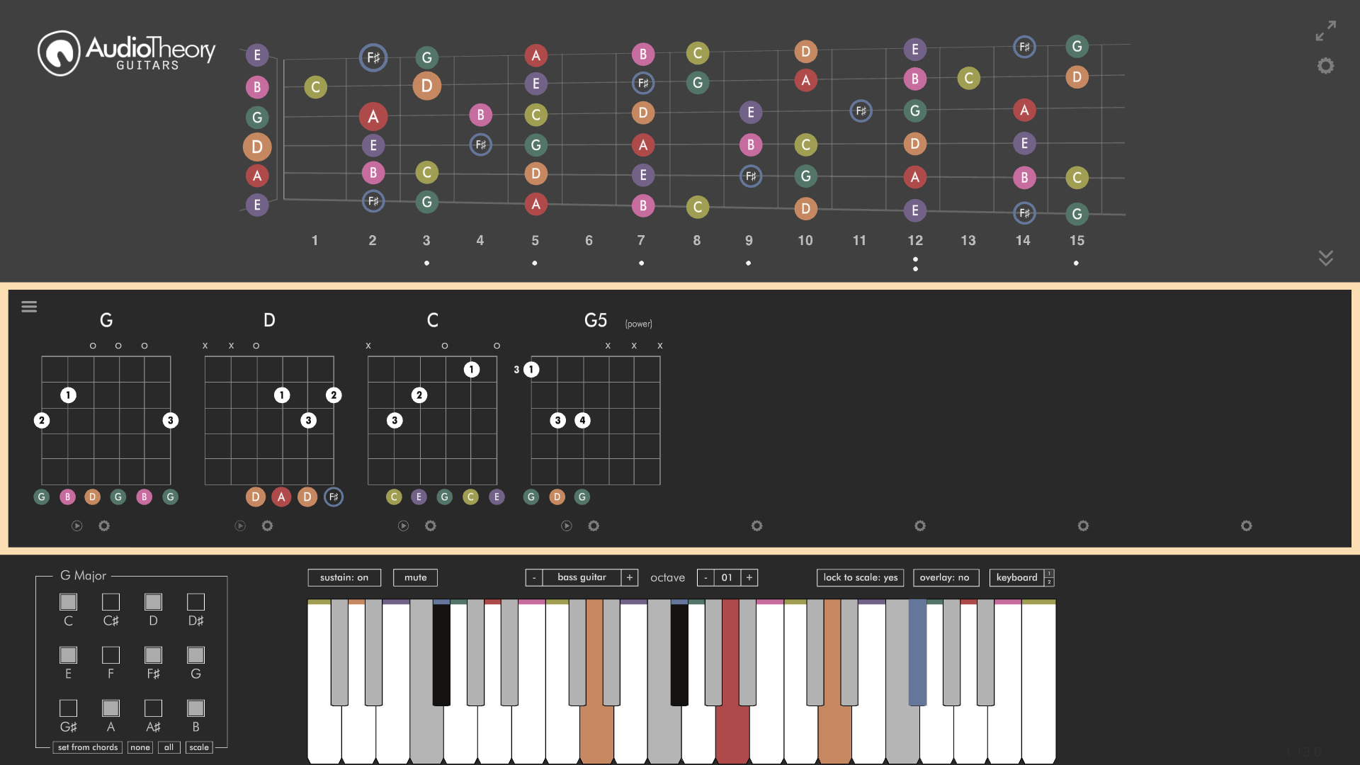 AudioTheory Relative Highlighting screenshot