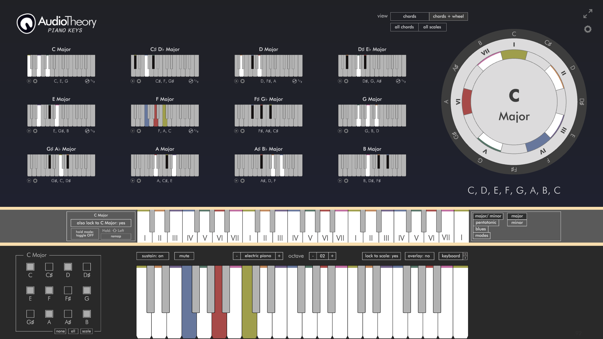 AudioTheory Piano Keys screenshot 2