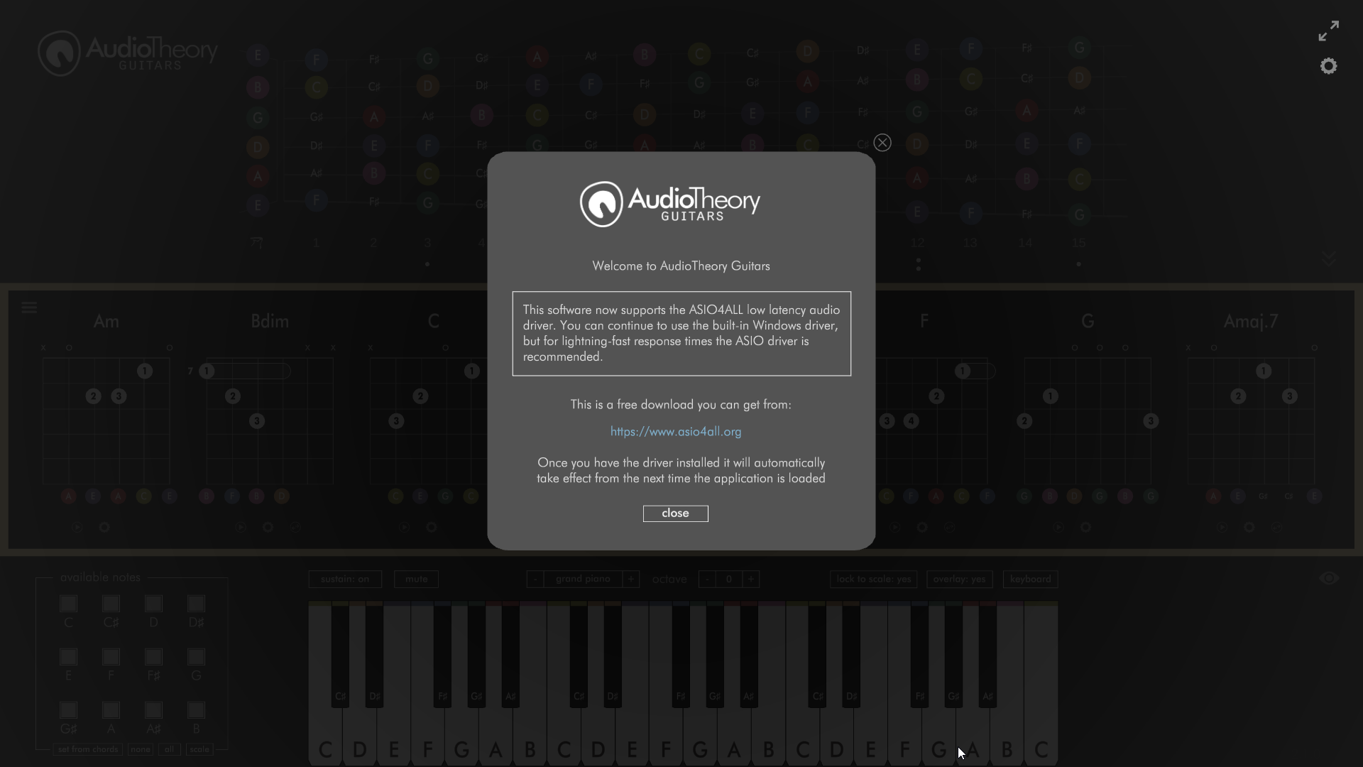 AudioTheory ASIO screenshot