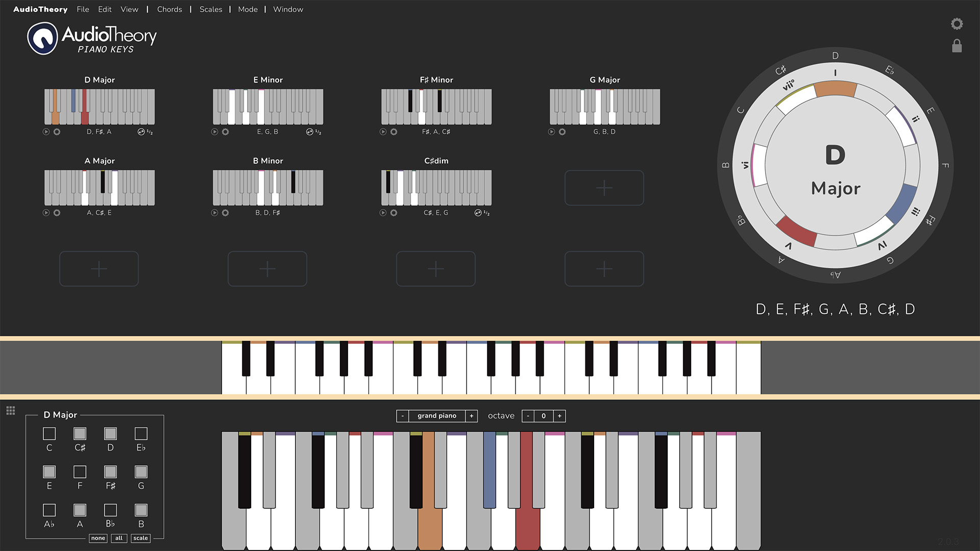 AudioTheory Piano Keys Screenshot