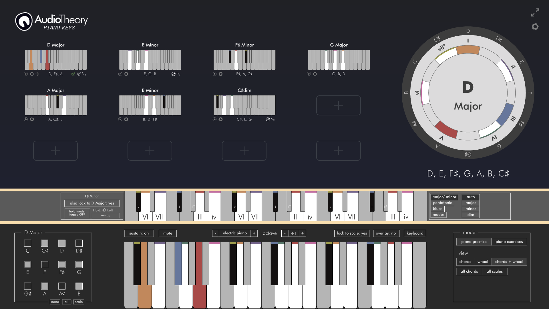 AudioTheory Piano Keys Screenshot
