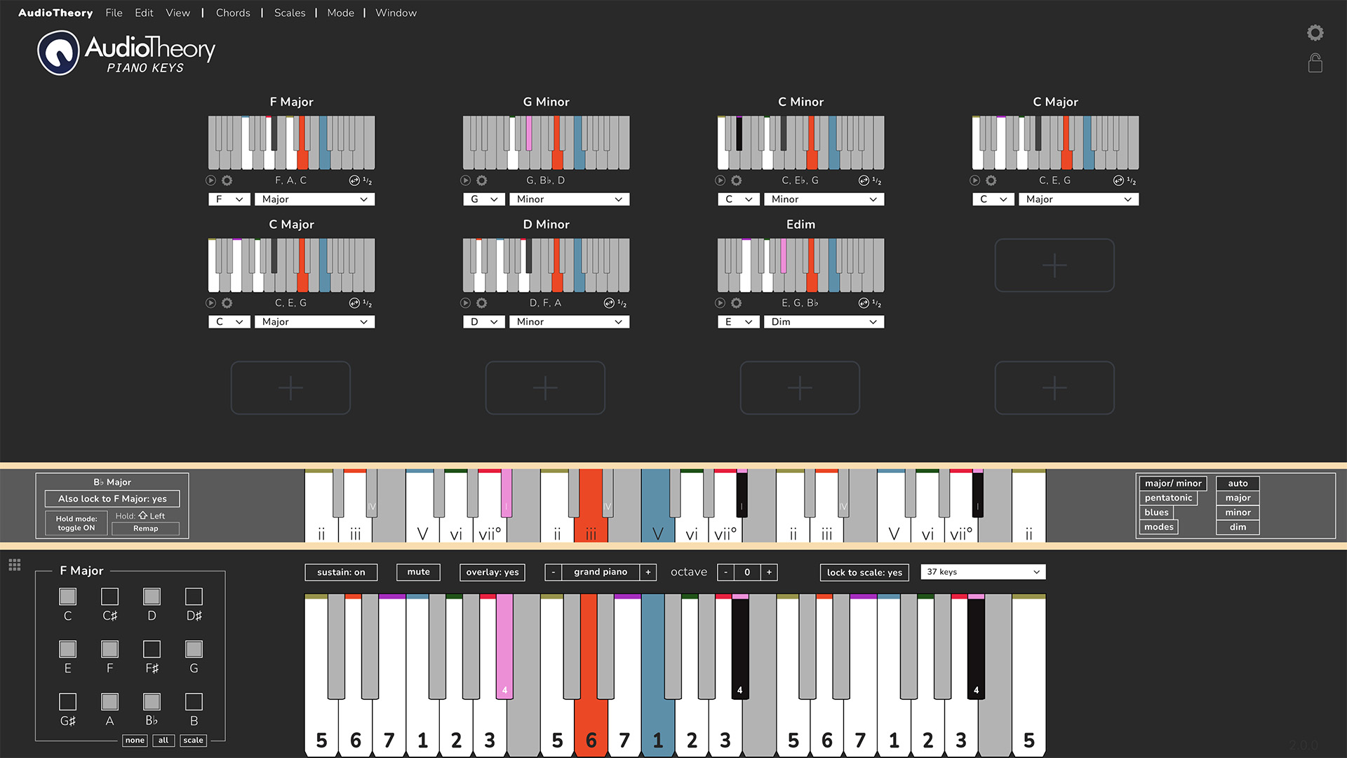 AudioTheory Piano Keys version 2.0