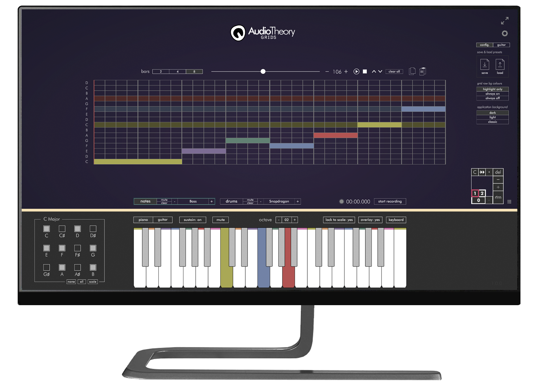 AudioTheory Grids main interface